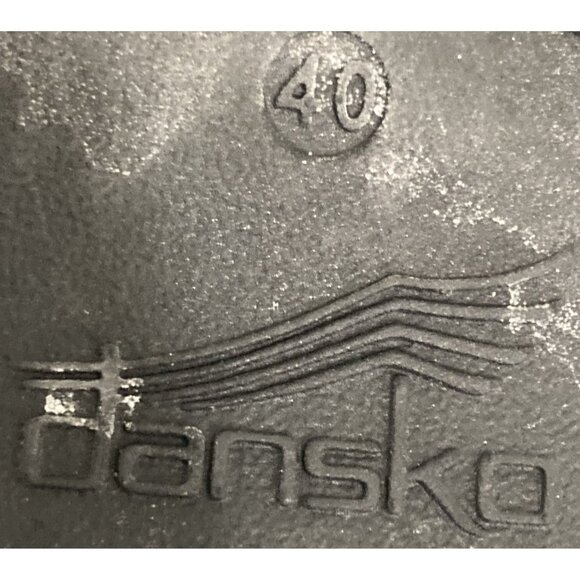 Dansko XP 2.0 Women's Size 40 (9-9.5) Black Sparkle Design Leather Clogs shoes - Picture 8 of 8